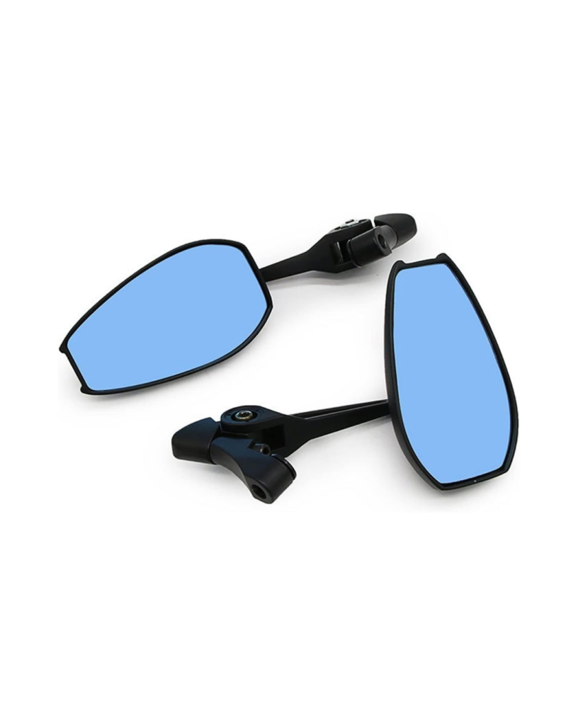 Sarkkart Original Cnc Aluminum Motorcycle Rearview Mirrors Blue Anti