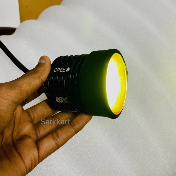 New HJG 4 LED 40W Mini CREE Fog Light With Yellow Cap