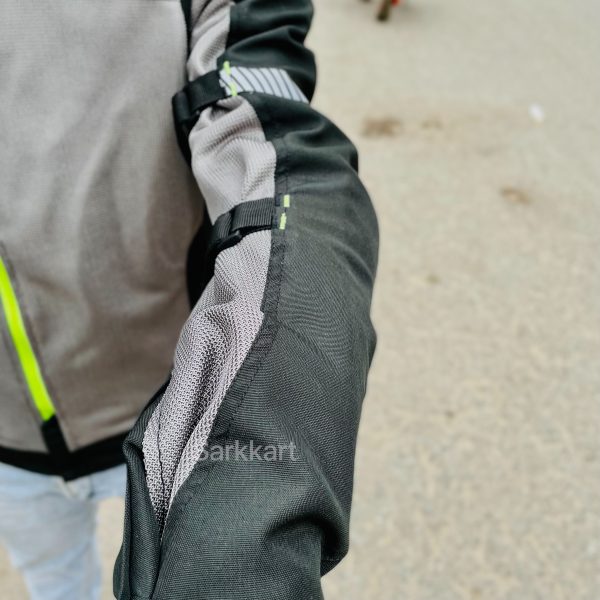 Rynox Air GT 3 Jacket (Grey Hi-viz Green) - MotoWilder