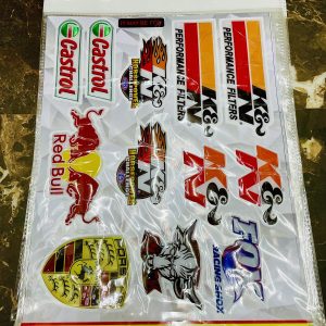 SARKKART 3D STICKER SET FOR for your helmet/bike/car/exhaust /home decor -  Sarkkart