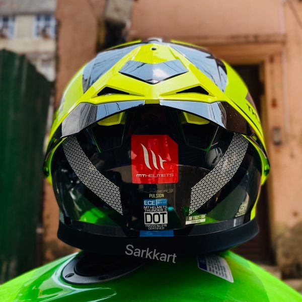 MT Helmets Thunder 2 Squad Black / Fluor Green 