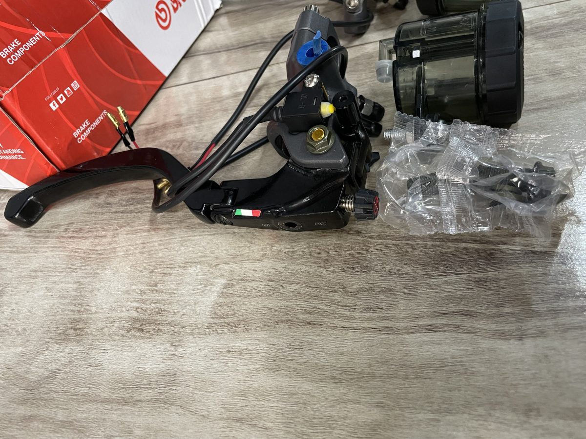 Brembo Radial Dual Hydraulic brembo clutch & brake Lever Set For