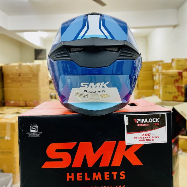 Casco Modular SMK Gullwing Kresto Gloss Blue GL551