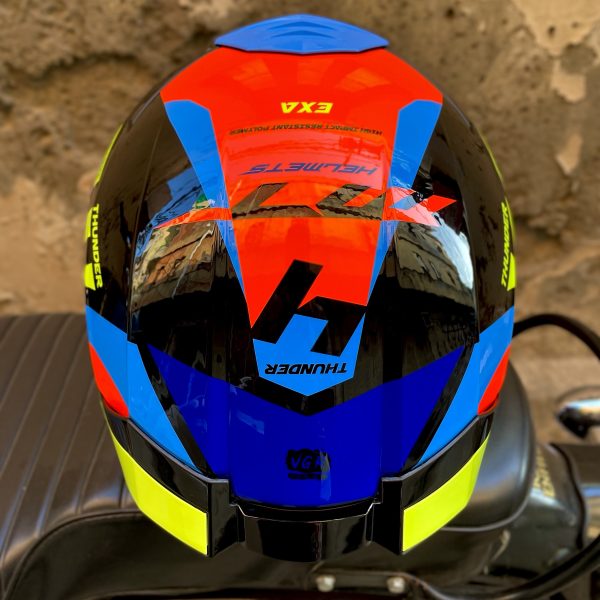 MT Thunder 4 SV Exa Gloss Fluro Yellow Helmet– Moto Central