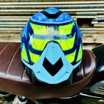 MT THUNDER3 PRO DIOGO MOREIRA HELMET (Blue & Green) - Probikers Pune