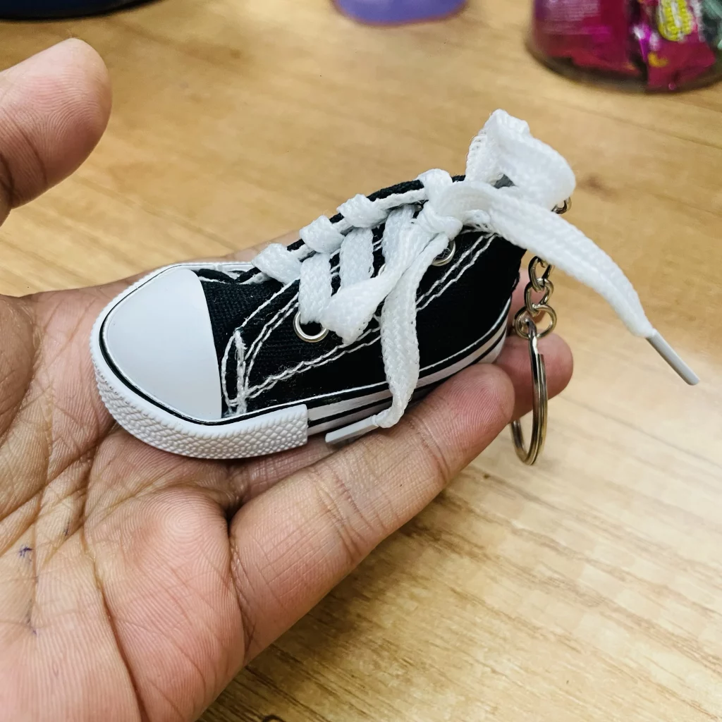 Mini on sale sneaker keychain