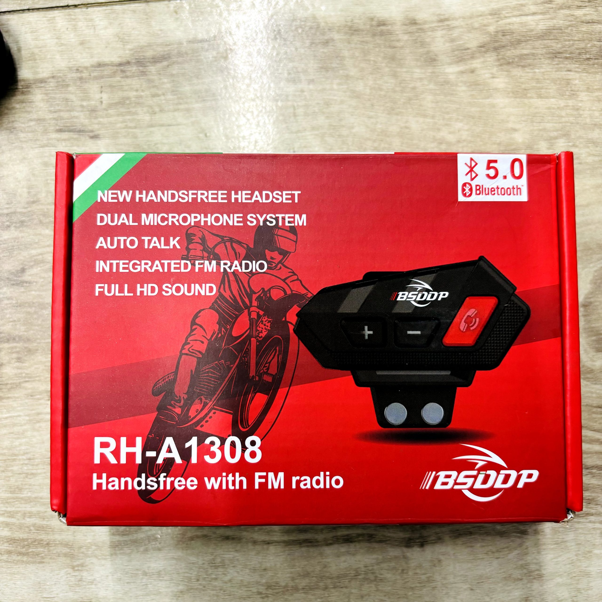 BSDDP NEW 2024 LATEST FM READY BLUETOOTH Original Universal Motorcycle