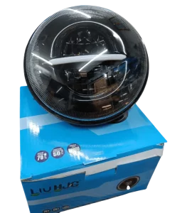 HJG 7 Inch Minus LED headlight assembly IP67 waterproof test