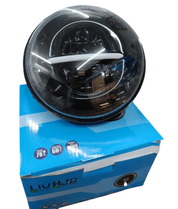 HJG 7 Inch Minus LED headlight assembly IP67 waterproof test
