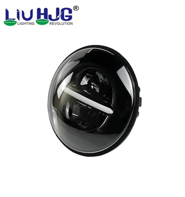 HJG 7 Inch Minus LED headlight assembly night visibility HJG 7 Inch Minus LED headlight assembly night visibility