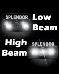 Splendor-Police-LED-Projector-Headlight-Detail