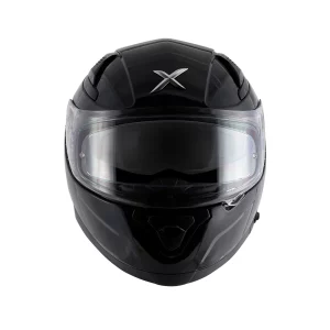 AXOR  Apex Matt Black ECE R-22.06 & DOT FMVSS 218 Certified Full Face Helmet  With Night Vision Visor 2025 Edition