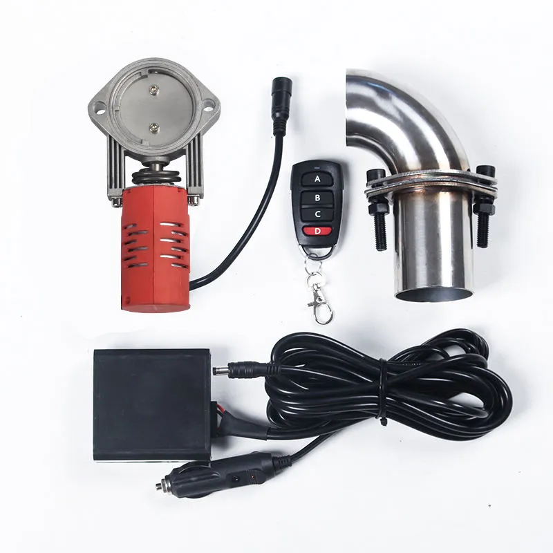 Electric exhaust valve cutout remote wireless controller black red Electric exhaust valve cutout remote wireless controller black red