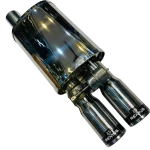 Remus dual tip carbon valvetronic exhaust stainless steel construction