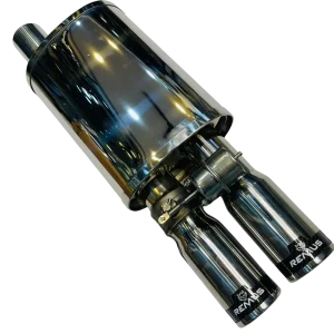 Remus dual tip carbon valvetronic exhaust stainless steel construction