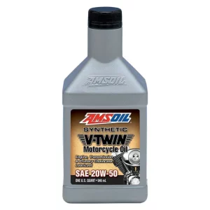 Amsoil 20W-50 Synthetic V-Twin Motorcycle Oil – MCVQT-EA
