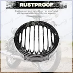 Classic 350 retro-style headlight and taillight protector grill