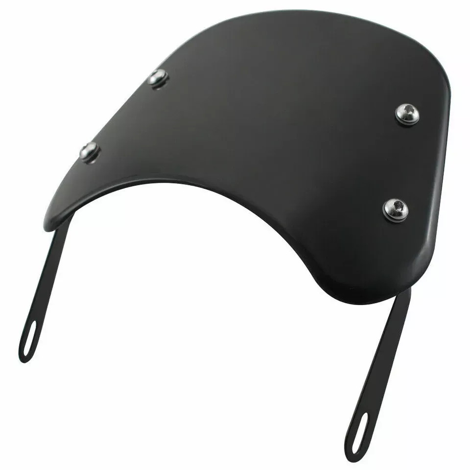 ABS black motorcycle windscreen universal round light ABS black motorcycle windscreen universal round light