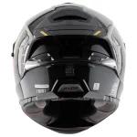 Axor Brutale Krytic dual spoiler helmet black and yellow ISI DOT ECE certification