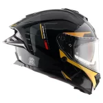 Axor Brutale Krytic dual spoiler helmet black and yellow S size fit