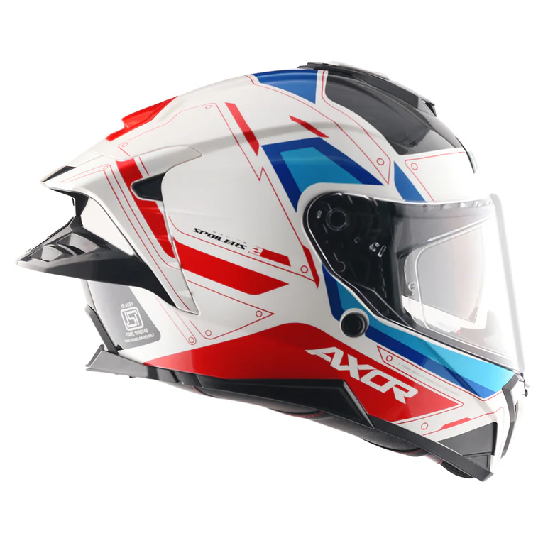 Axor Brutale Ryden dual spoiler helmet top angle Axor Brutale Ryden dual spoiler helmet top angle