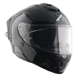 Axor Brutale Solid Colors dual spoiler helmet black ISI DOT ECE certification