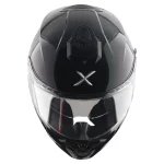 Axor Brutale Solid Colors dual spoiler helmet black Pinlock visor