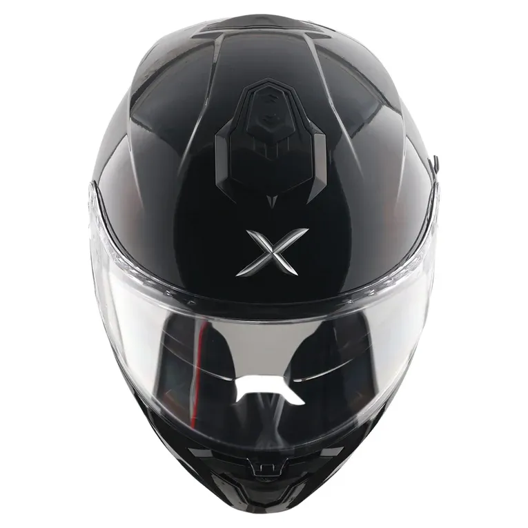 Axor Brutale Solid Colors dual spoiler helmet black Pinlock visor