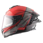 Axor Brutale Surges dual spoiler helmet red and grey S size fit