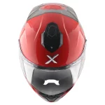 Axor Brutale Surges dual spoiler helmet red and grey scratch resistant visor