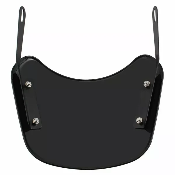 Black motorcycle headlight fairing windscreen universal