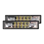 universal dual color flash 48w led bar light