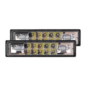 universal dual color flash 48w led bar light