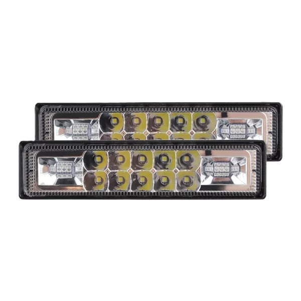 universal dual color flash 48w led bar light