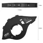 EJEAS EUC Bluetooth remote controller black front angle
