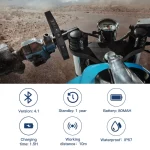 EJEAS EUC Bluetooth remote riding in rain
