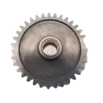 Close-up of hardened kick start gear for Bullet/Classic