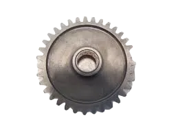 Close-up of hardened kick start gear for Bullet/Classic