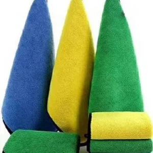 Microfiber Vehicle Washing Cloth Pack of 3 – Multi Colour Universal Car & Bike