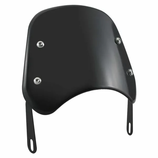 Motorcycle windscreen universal city commuter black