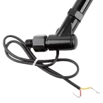 Rearview mirror close-up with adjustable yoke mount