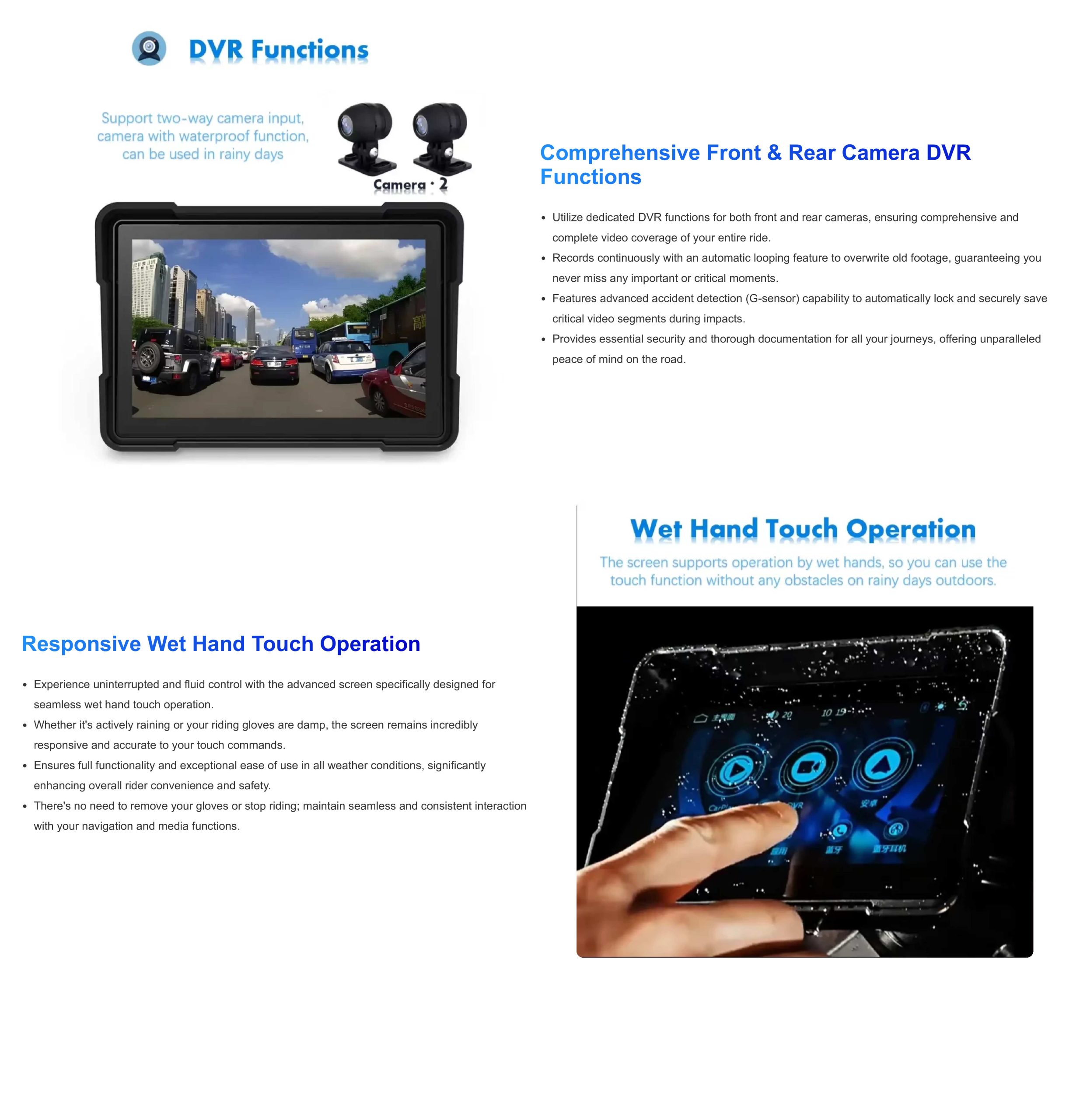 Motorcycle Smart Display Features