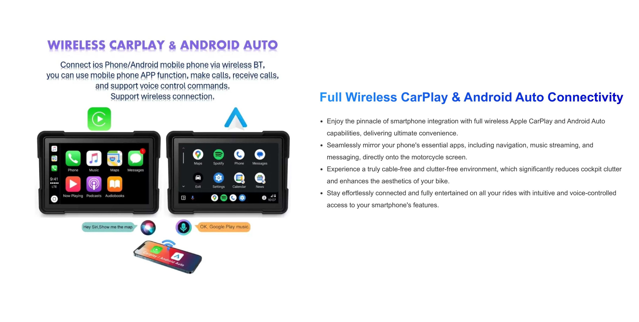 Motorcycle Smart Display Features