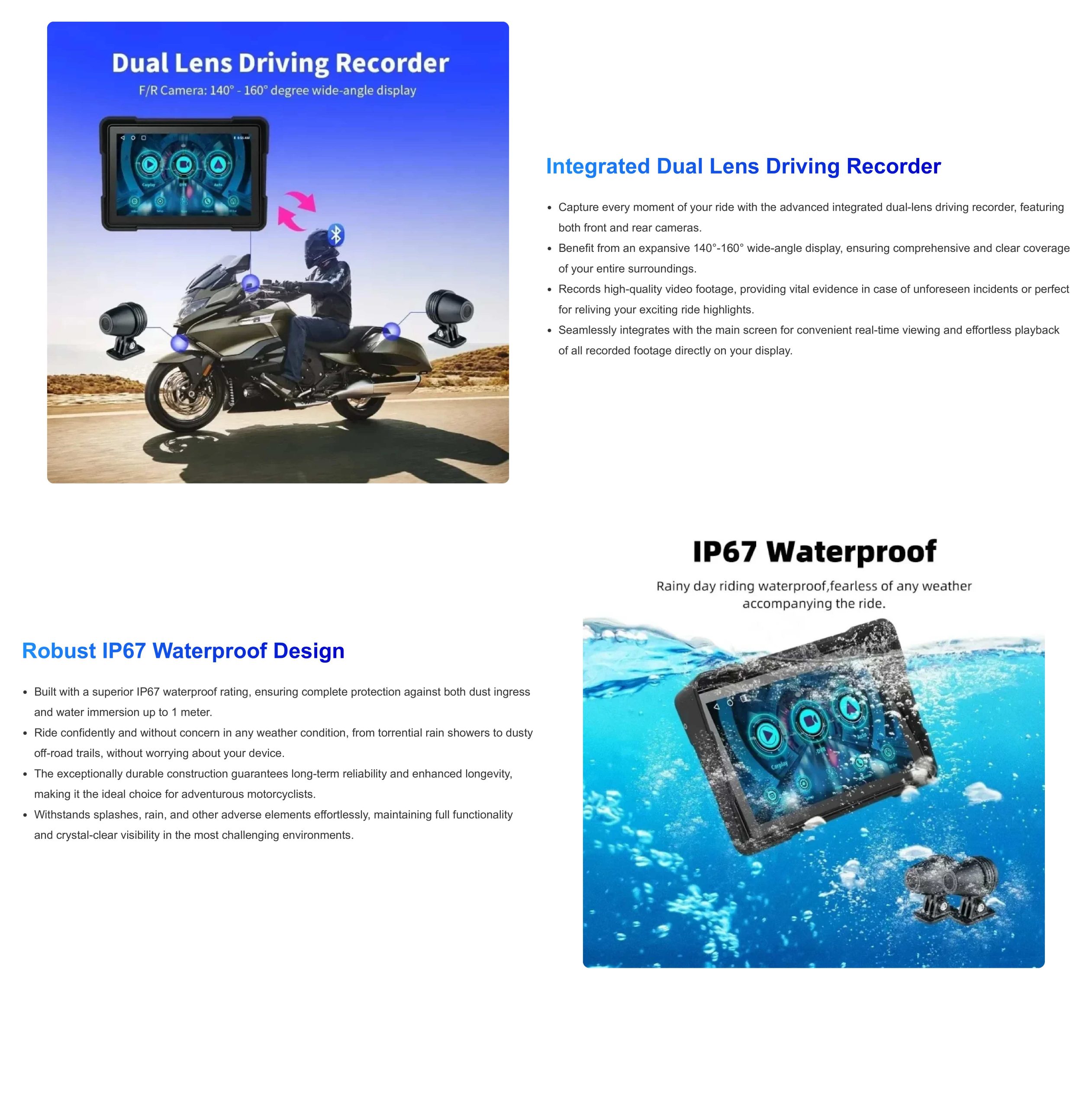 Motorcycle Smart Display Features