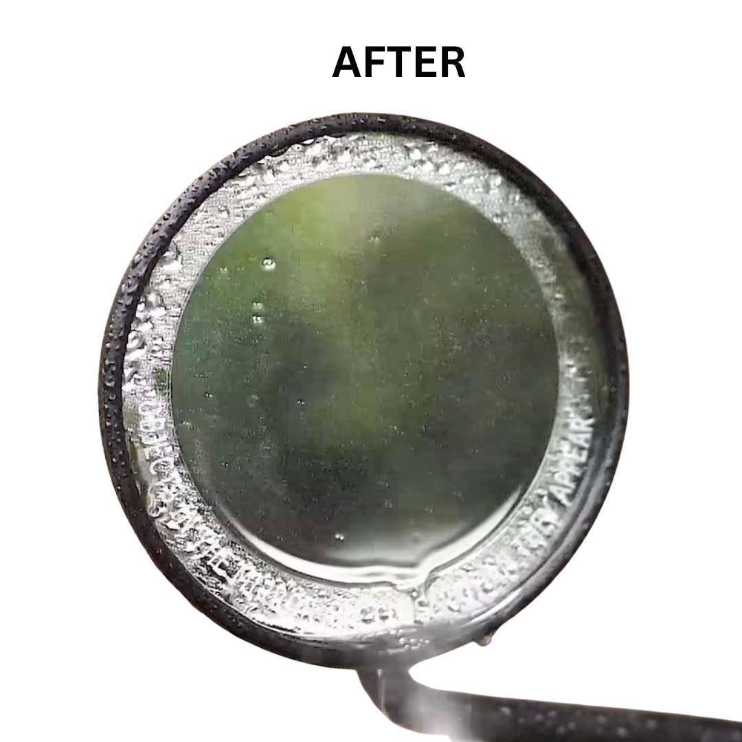 Universal anti-fog film for all motorcycle Before and after effect of anti-rain mirror film