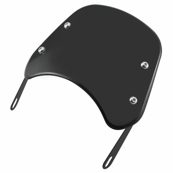 Universal motorcycle windscreen black matte finish