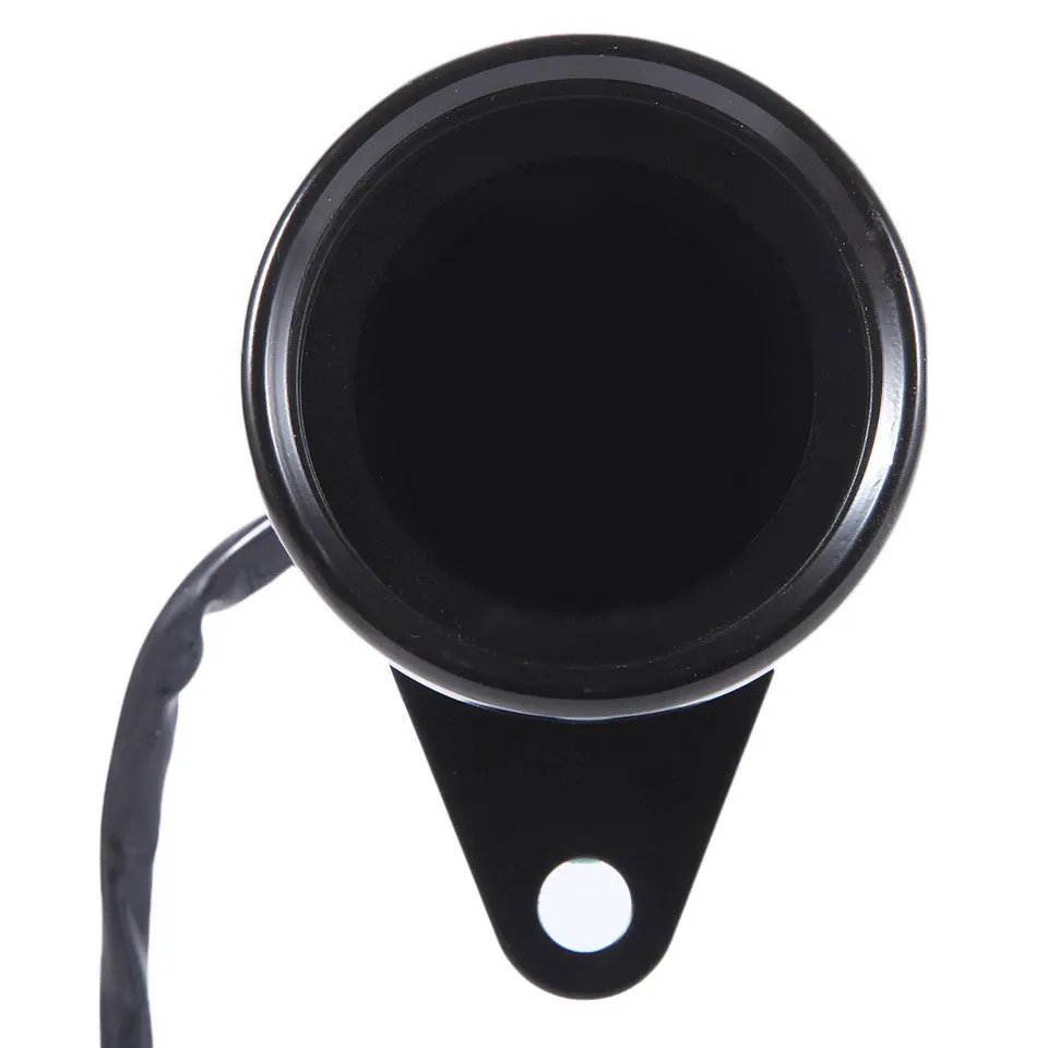 Universal speedometer gauge black mounting bracket and wiring