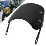 Universal windscreen black adjustable installation