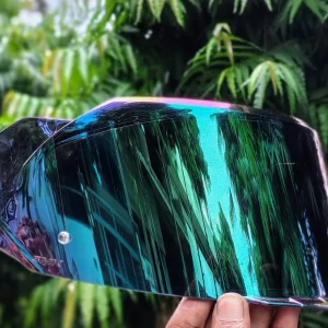 SMK full face rainbow tinted visor