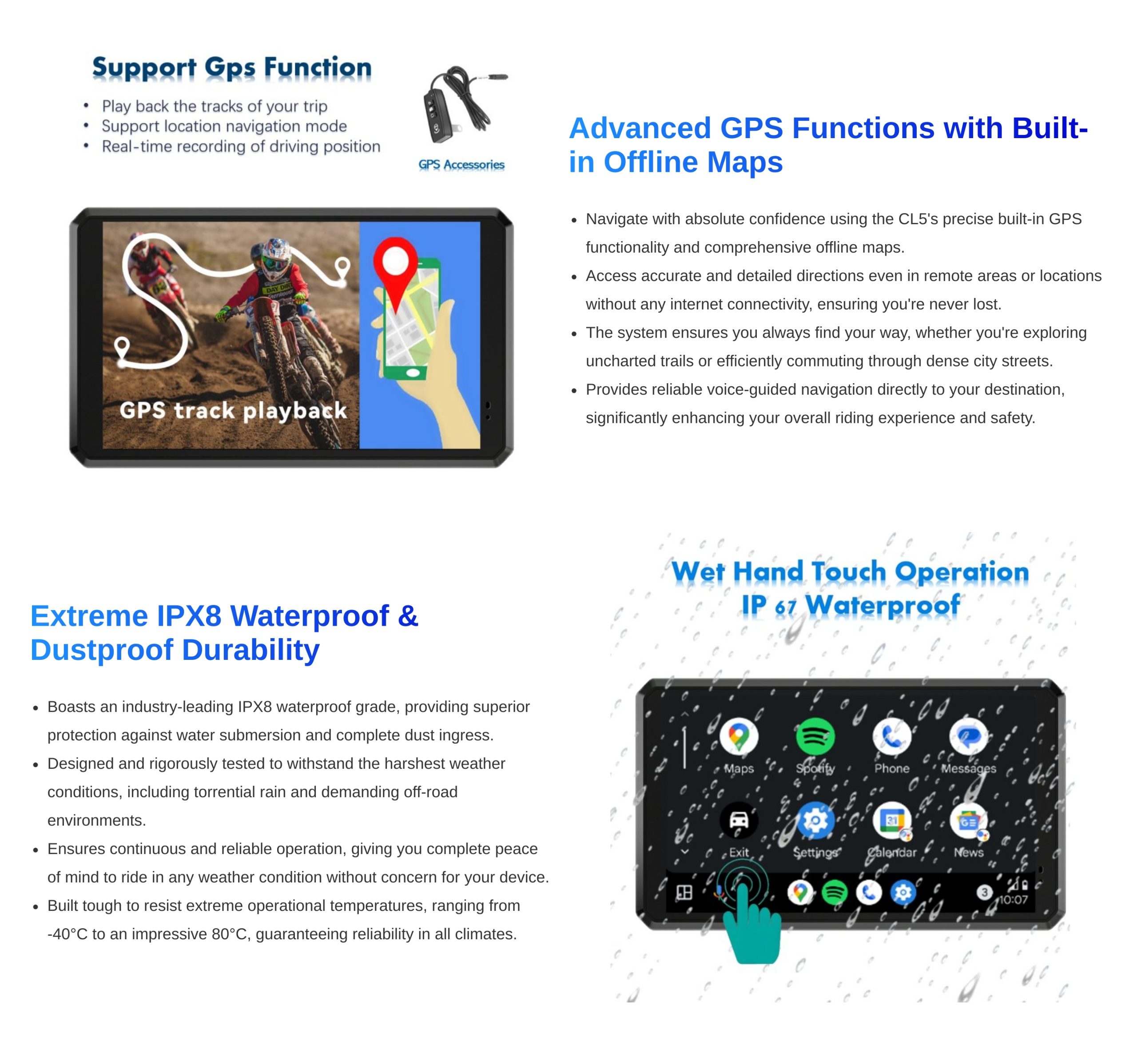 Motorcycle Smart Display Features